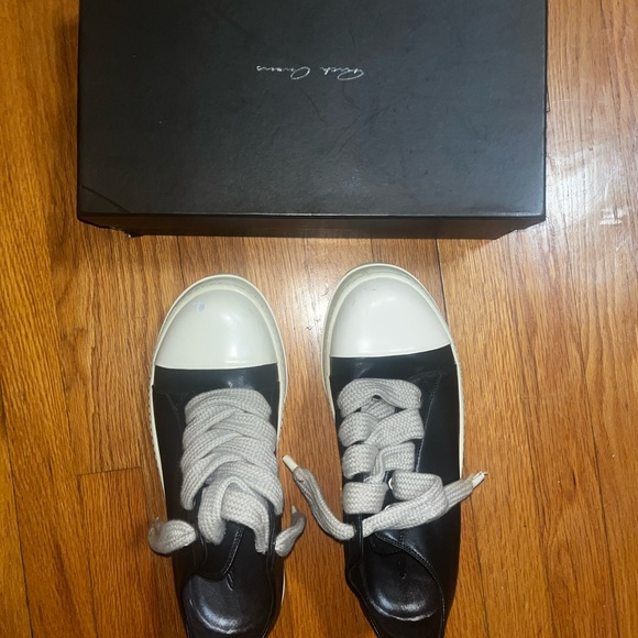 Rick Owens low sneaks jumbo laces - Picture 3 of 4